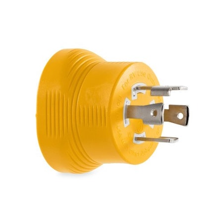 Camco 30M/30F AMP POWERGRIPGENERATORADPT 4 PRONG 125V/3750W, CCSAUS 55338